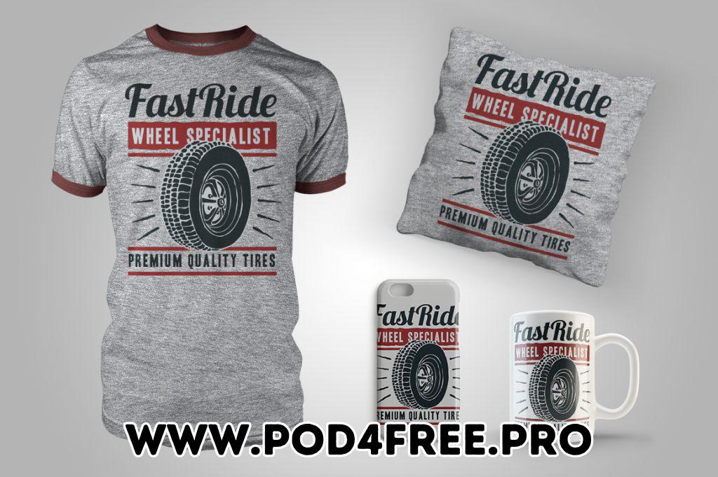 Pod T-Shirt Designs Mega Pack, Car Designs Set - Discount 100% Off