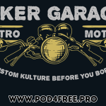 Pod T-Shirt Designs For Vintage Motorcycle, Ready For Printing – Discount 100% Off