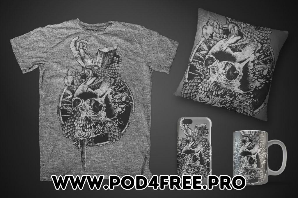 Pod Mega Pack Designs For Hand Drawn, Ready For Printing - Discount 100% Off